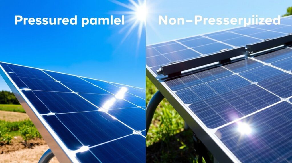 Panouri solare presurizate vs non-presurizate: diferențe și avantaje