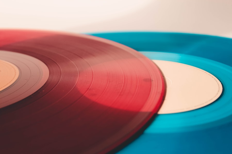Photo vinyl music collector