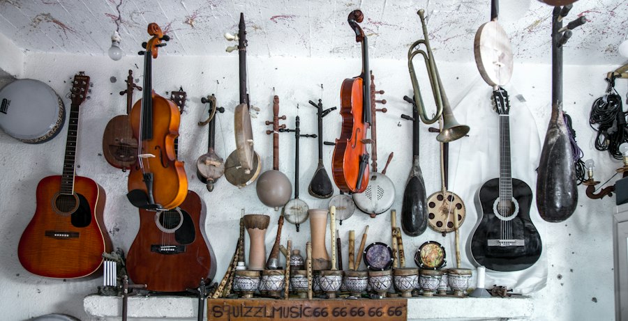 Photo music instruments